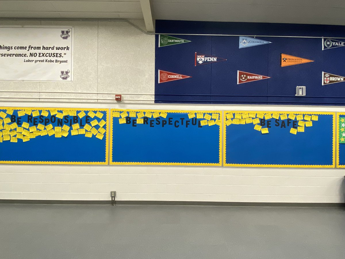 JoshRegerAP's tweet image. Rocking the PBIS at Marshall! E-Passes drawn at spirit rallies on display for students being Respectful, Responsible, and Safe!