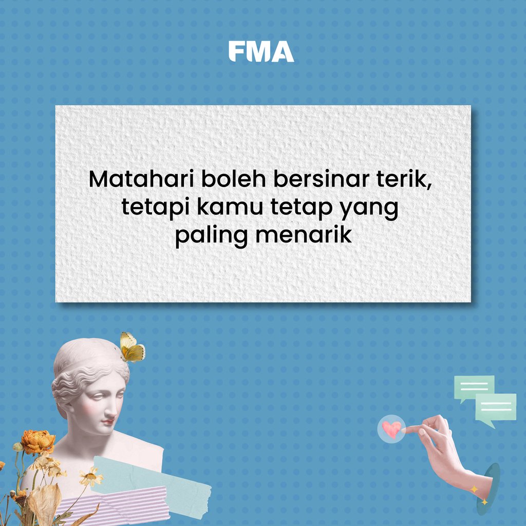 FlagaMedia's tweet photo. Kalau gombalan kalian gimana nih?

#gombalan #FlagaMediaAsia #FMA https://t.co/m7vGwUty9Z