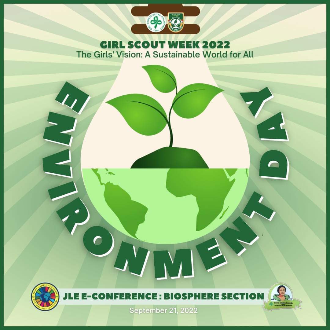 GirlScoutsPH's tweet photo. We must say, "Let the Earth breathe!"🍃🌱

Today, on the 4th day of Girl Scout Week 2022, is Environment Day! Get up and participate in some eco-friendly activities.🌿🌱

#EnvironmentDay
#GSWeek2022
#GirlScoutsPH https://t.co/8VDFP7MlHi