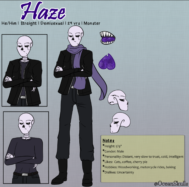 CapnBluebones's tweet photo. This is my boy Haze, he's in @maddyfairyqueen 's #OCsweep. I won't beg for votes, but I hope he does well. I'm planning to do art for each round. <3 (probably just doodles, but I'll do what I can) https://t.co/5beTOfG9kd