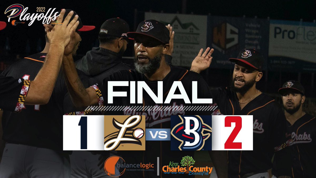 BlueCrabs's tweet photo. SOUTHERN MARYLAND TAKES GAME ONE OF THE ALPB DIVISIONAL SERIES!!!
Game two tomorrow at 6:30 PM!
#GiveEmShell🦀 https://t.co/WypkDEkStx