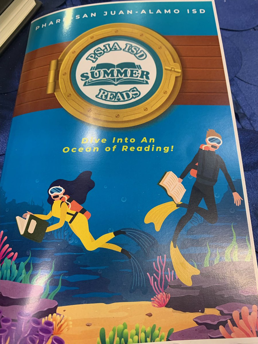 Tonight <a href="/PSJAISD/">PSJA ISD</a> honored the students who spent the summer diving into an ocean of reading! Congratulations (L-R) C. Garza, A. Rodriguez, E. Puentes &amp; E. Tobar! @lindalibrarianm