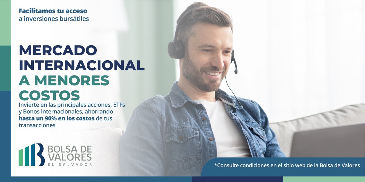 BolsaValoresSV's tweet photo. Aprovecha todos los beneficios que te ofrecemos, cada vez nos acercamos más a ti.

¡Invierte ya!

Más información: https://t.co/zG9CbAquAM

#SoyParte #HagoMercado #VivoLaExperiencia #TuBolsa #InviertoEnBolsa #TuInversion #TuDineroCrece https://t.co/tm1N2W4PI5