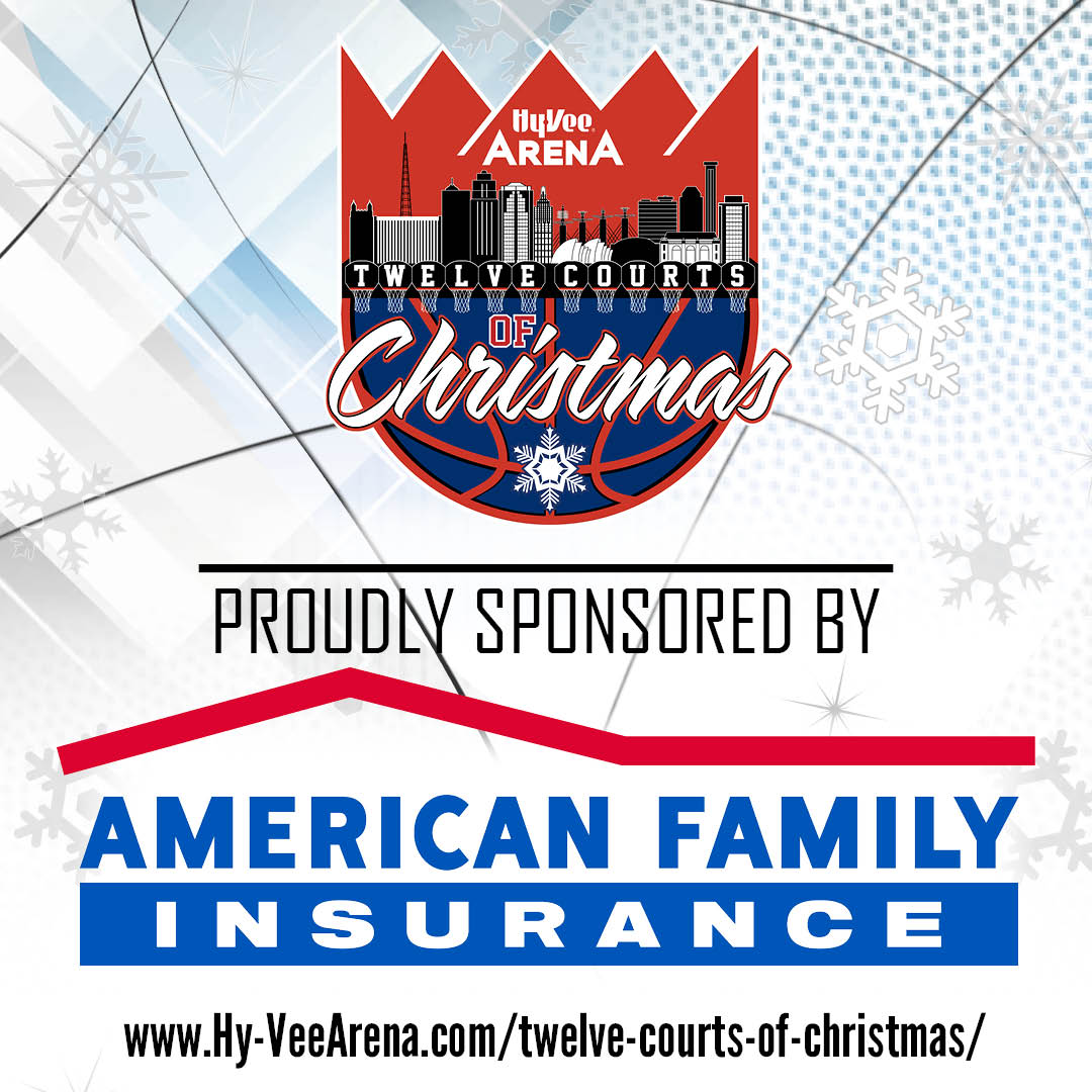 Another salute to an awesome #corporate #sponsor of #12courtsxmas - the good folks at American Family Insurance. Agents from across the country are supporting us for the 2nd straight year. Their support is amazing! Look for a big presence of them in December at <a href="/HyVeeArena/">Hy-Vee Arena</a> !