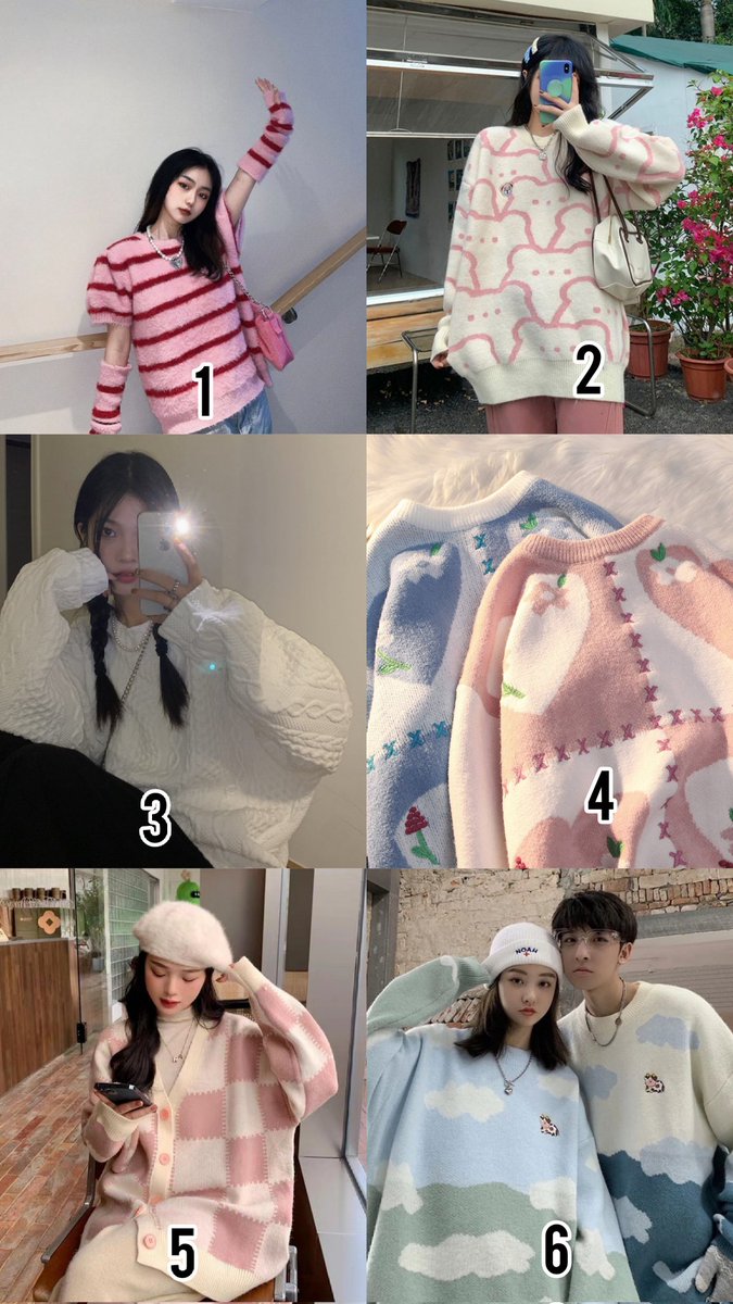 O6things's tweet photo. sweater nya cewek kue banget 🍰
1 : https://t.co/DvcBHzQ3OQ
2 : https://t.co/X64V3ocAw0
3 : https://t.co/tKPCw5QmM3
4 : https://t.co/oiVX5WXPdS
5 : https://t.co/2EfUpJuYmB
6 : https://t.co/lC1PqDked9

# : Reza Arap BLAH BLAH BLAH MV OUT NOW Zeemangat Mas Jungkook Selingkuh #bbtvi https://t.co/IpEVAACmuX