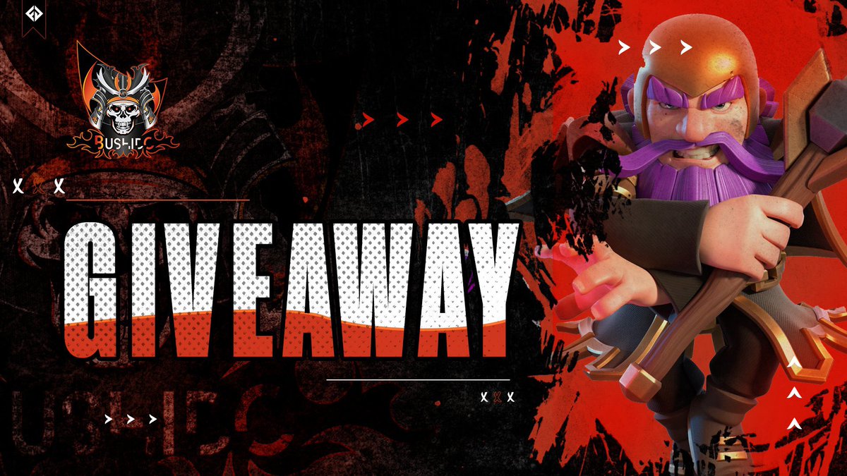 🧙🏻‍♂️GIVEAWAY🧙🏻‍♂️

🎁Win 3 Champion Warden Skins🎁

➡️To participate:
🔮Follow <a href="/BushidoCOC/">Bushido</a> 
🔮Retweet 
🔮Like
🔮Tag 3 friends

Ends 28/09, good luck🍀
(PayPal Required)

#ClashOfClans #Giveaway