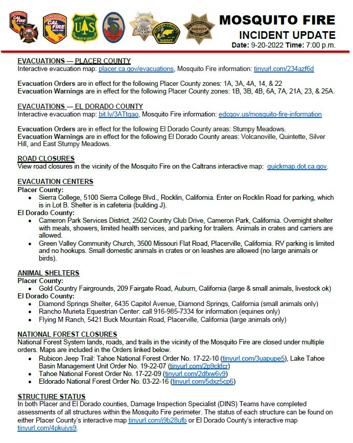 CAL_FIRE's tweet photo. #MosquitoFire near Oxbow Reservoir, east of Foresthill in Placer County is 76,290 acres and 47% contained. In Unified Command with @CALFIRENEU, @CALFIREAEU, @Tahoe_NF, @PlacerSheriff, @ElDoradoSheriff, @EldoradoNF and Foresthill Fire Protection District.

https://t.co/Gb4QZa8XVJ https://t.co/m1mBAoRxYv