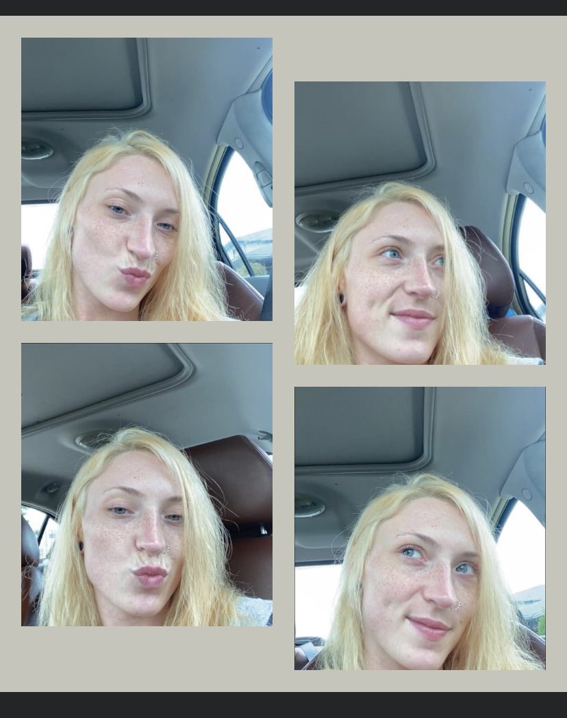 Bright eyed, dimple poppin, Blondie