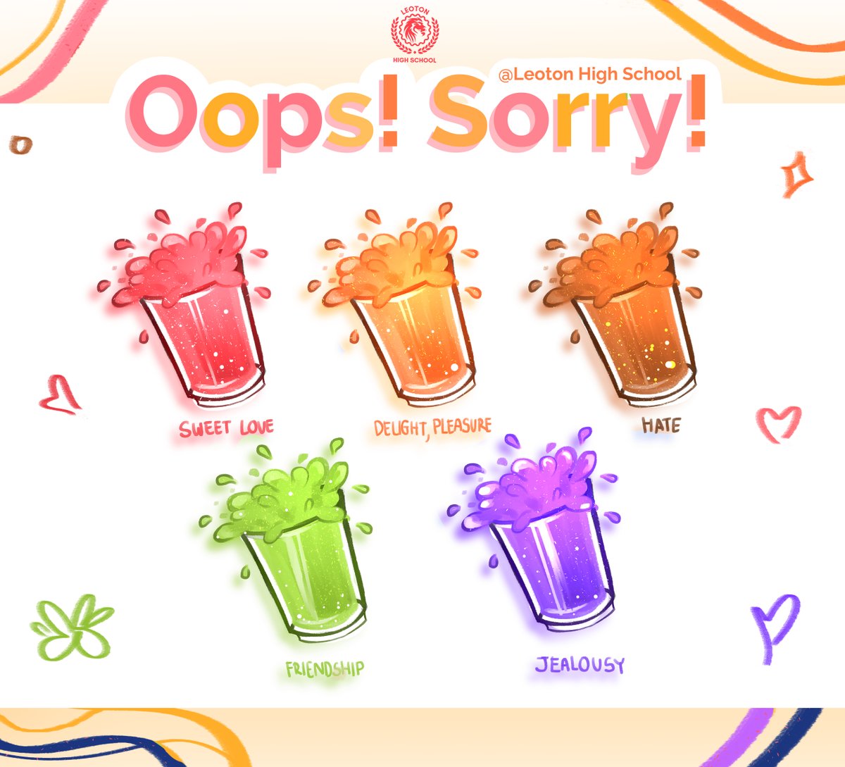 LHS_Commu's tweet photo. [#LHS_OopsSry l ลีโอตันไฮฯ l โปสเตอร์แปะบอร์ดประชาสัมนพันธ์]

คุณเคยมีความในใจอยากบอกกับใครแต่ไม่อยากบอกตรง ๆ หรือเปล่า ? หรือรู้สึกไม่ชอบใครจนอยากสาดน้ำปั่นใส่หน้าไหม ?

หากมีล่ะก็!! ขอเชิญชวนมาร่วมกิจกรรมนี้กัน!
เจอกัน 23 กันยายน เวลา 11:00 - 15:00

📄https://t.co/70ubYBiK7D https://t.co/GpDRgTIW29