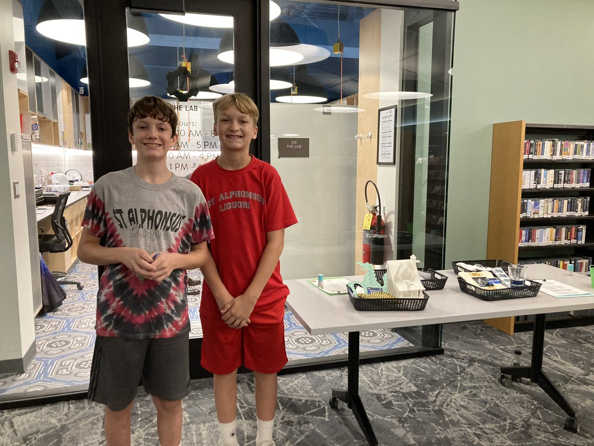StAlphonsusSch's tweet photo. St Alphonsus Liguori School enjoys Family Night at the Prospect Heights Library! #stalchargers #preschool #elementaryschool #catholicschool #chargeon #ILoveStAls #archchicago https://t.co/4OT7lmGCQh