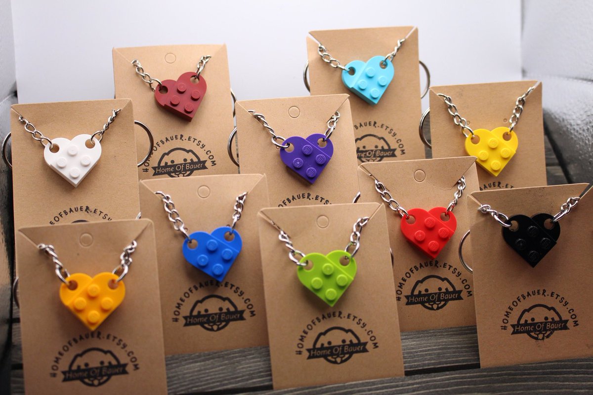 dkrel's tweet photo. Excited to share this item from my #etsy shop: Heart Keychain made From LEGO® Bricks **Same price all colors** - 2 Pieces: 1 to keep/1 to share with BFF, Spouse or someone special. https://t.co/GV7VB3eM2w https://t.co/xUZG9WS4Ng