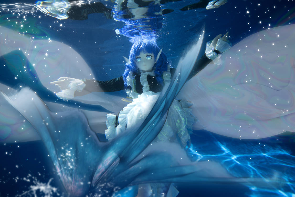 ShinkaiWorkshop's tweet photo. #東方Project（東方プロジェクト）  #わかさぎ姫，Wakasagihime Underwater photo!A very good experience! https://t.co/GOFrXe8NNl