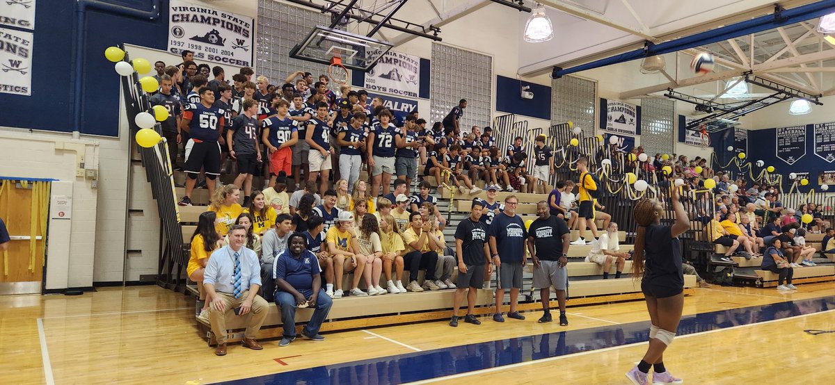 CherylHyder's tweet photo. #LaceUpForCancer 2nite at @WTWVolleyball with @WoodsonFB in the house! Be loud, support @WTWoodsonHS &amp; fight pediatric cancer.  #OneWoodson https://t.co/MYVJTsu1kN