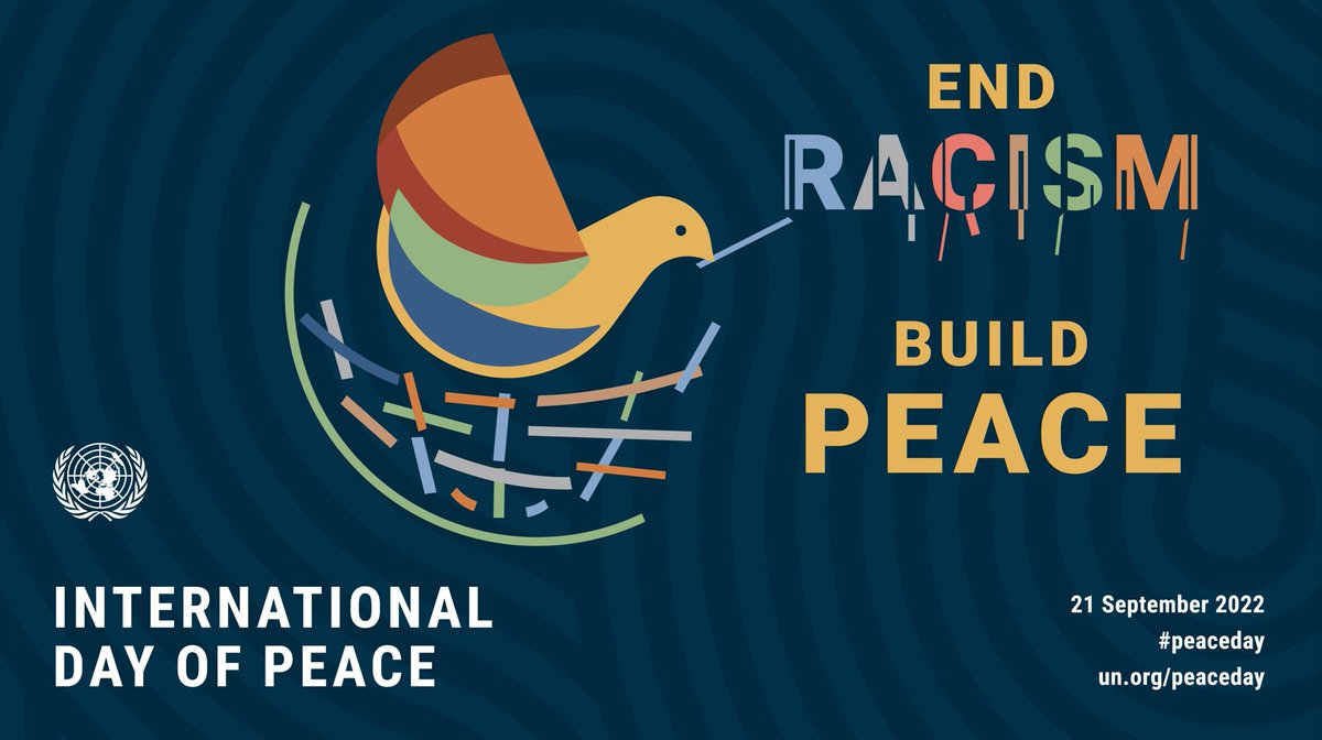 Today is #PeaceDay

True peace is only possible if everyone is treated with dignity and respect, including people seeking asylum who've been forced to flee their home. 

We all have role to play in tackling racism and fostering peace.

#FightRacism