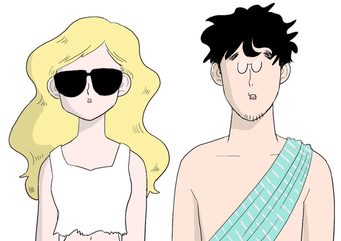 アダムとイブの楽園追放されたけどのtwitterイラスト検索結果