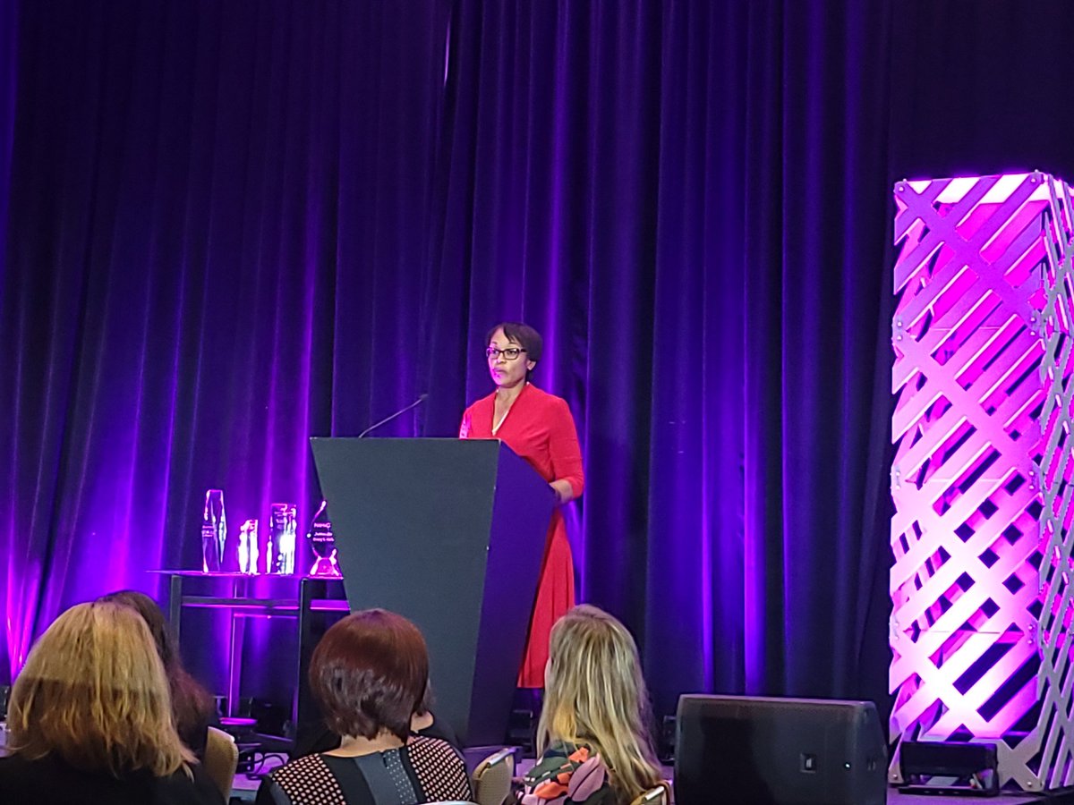 Such an honor to represent <a href="/TMobile/">T-Mobile</a> at <a href="/NAMWOLF/">NAMWOLF</a>'s 2022 Annual Meeting!  Shout out to my colleague and new friend, Leilani, for delivering remarks at the Awards Gala 👏 #NAMWOLFInChicago22