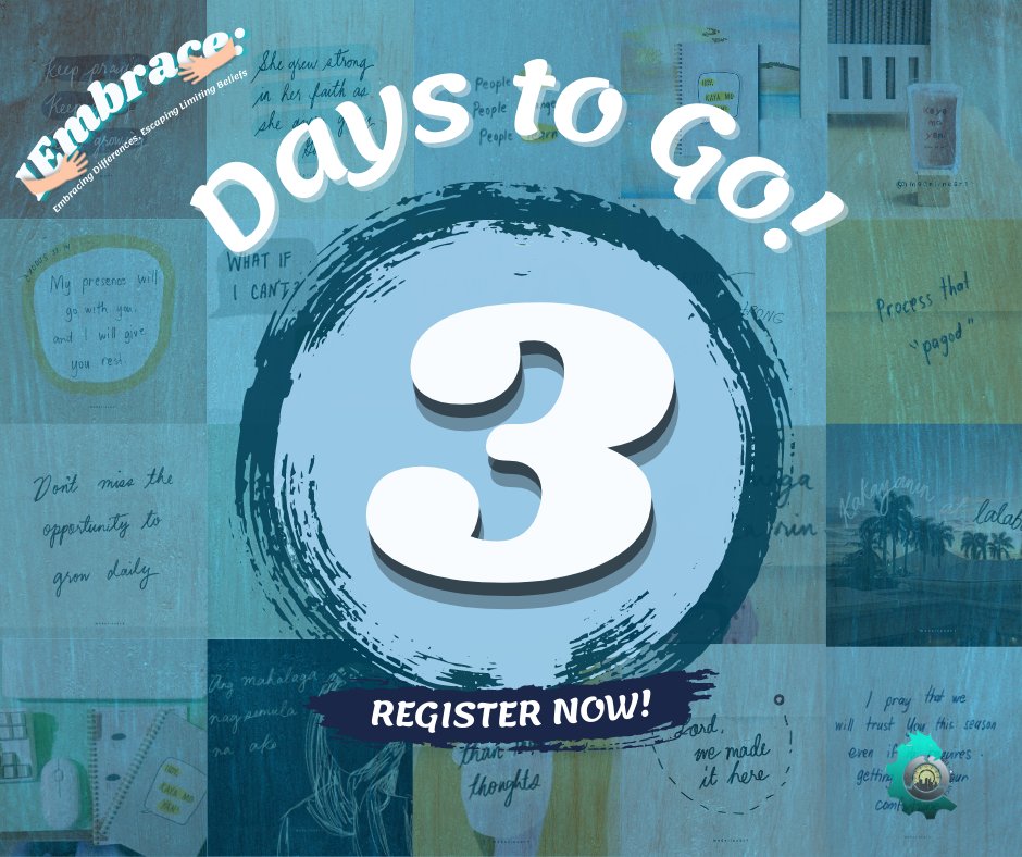PIIEORSP_MMCL's tweet photo. Hello, IEs!

Have you registered for our first webinar this AY 2022-2023? If not, register now and join us! Only 3 days left until 𝗜𝗘𝗺𝗯𝗿𝗮𝗰𝗲: 𝗘𝗺𝗯𝗿𝗮𝗰𝗶𝗻𝗴 𝗗𝗶𝗳𝗳𝗲𝗿𝗲𝗻𝗰𝗲𝘀, 𝗘𝘀𝗰𝗮𝗽𝗶𝗻𝗴 𝗟𝗶𝗺𝗶𝘁𝗶𝗻𝗴 𝗕𝗲𝗹𝗶𝗲𝗳𝘀. 🗓️
🔗 https://t.co/tsHNZLywdc https://t.co/dogTj7tgXE