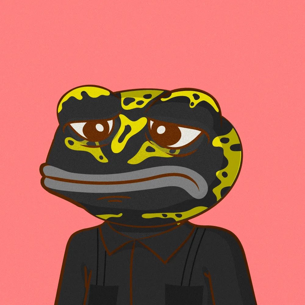 SHGFees's tweet photo. Best purchase I’ve ever made tbh🤷‍♂️ @ThePlagueNFT #doublesad 1/2 double sad frogs in the entire collection.🐸🔥 https://t.co/7cQdN7eWbg
