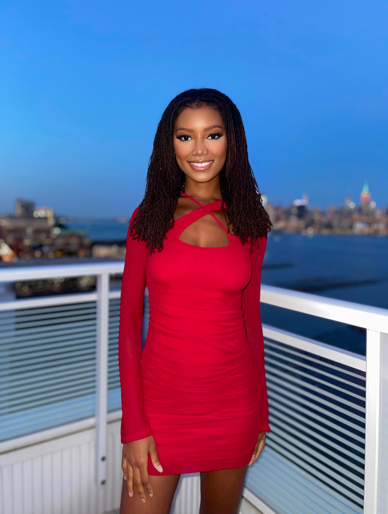 Hannah red dress bachelorette hot sale