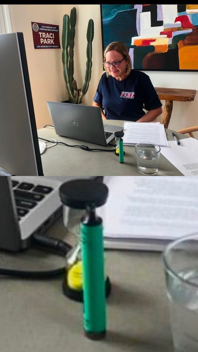 It appears as though Traci Park got caught vaping during her last debate #CD11