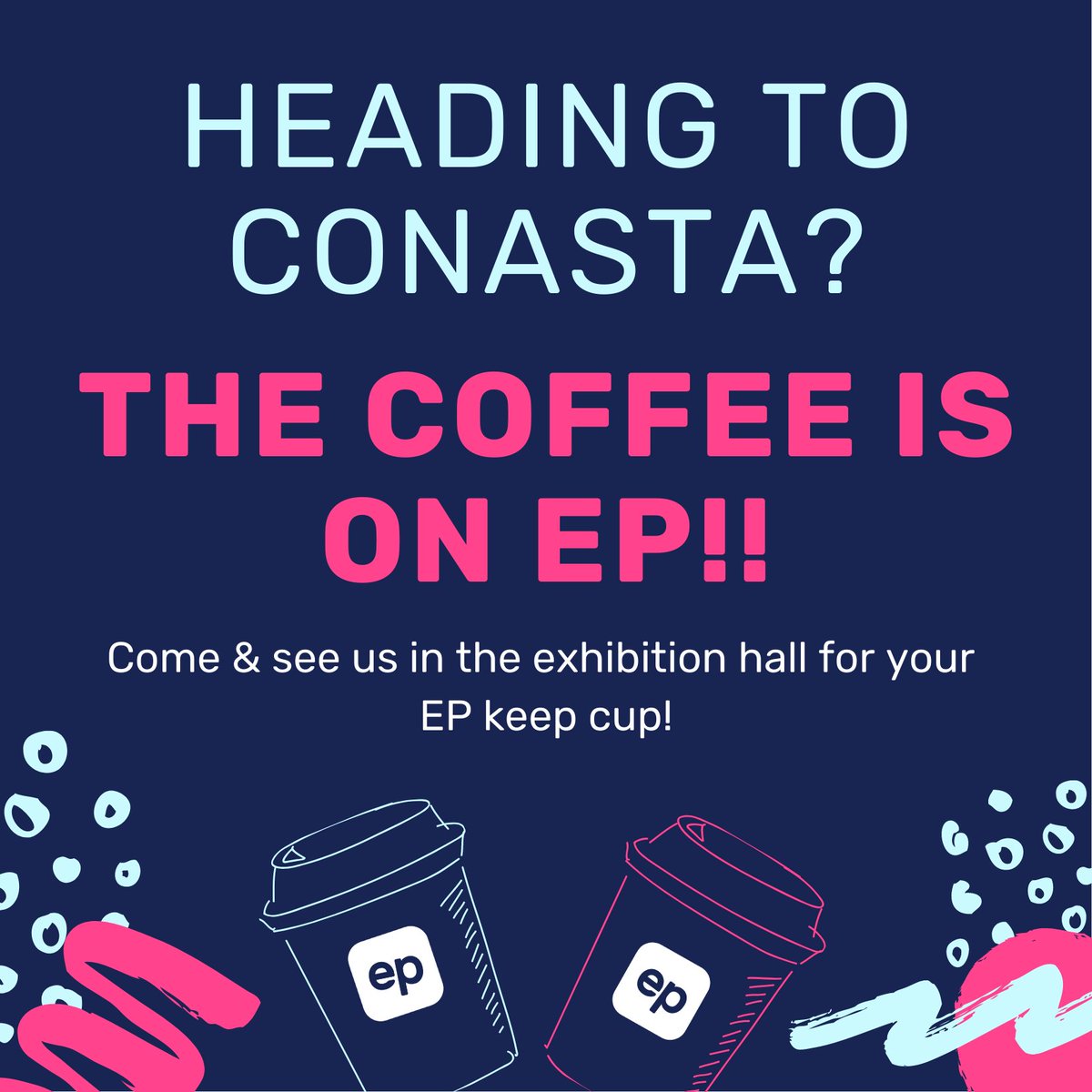 hollis_k_'s tweet photo. Are you heading to #CONASTA in Canberra next week?
The coffee is on @epforlearning - make sure you visit us in the exhibition hall and grab your free EP keep cup! #aussieED https://t.co/WigLngPSir