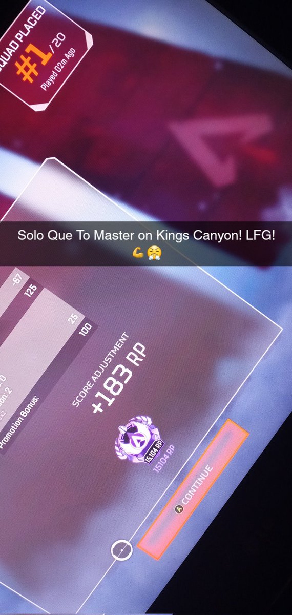 Solo Que To Master on Kings Canyon! LFG!!! 💪😤
#ApexLegends #Ranked #Solo #Master #Console #Season13 #KingsCanyon #LFG