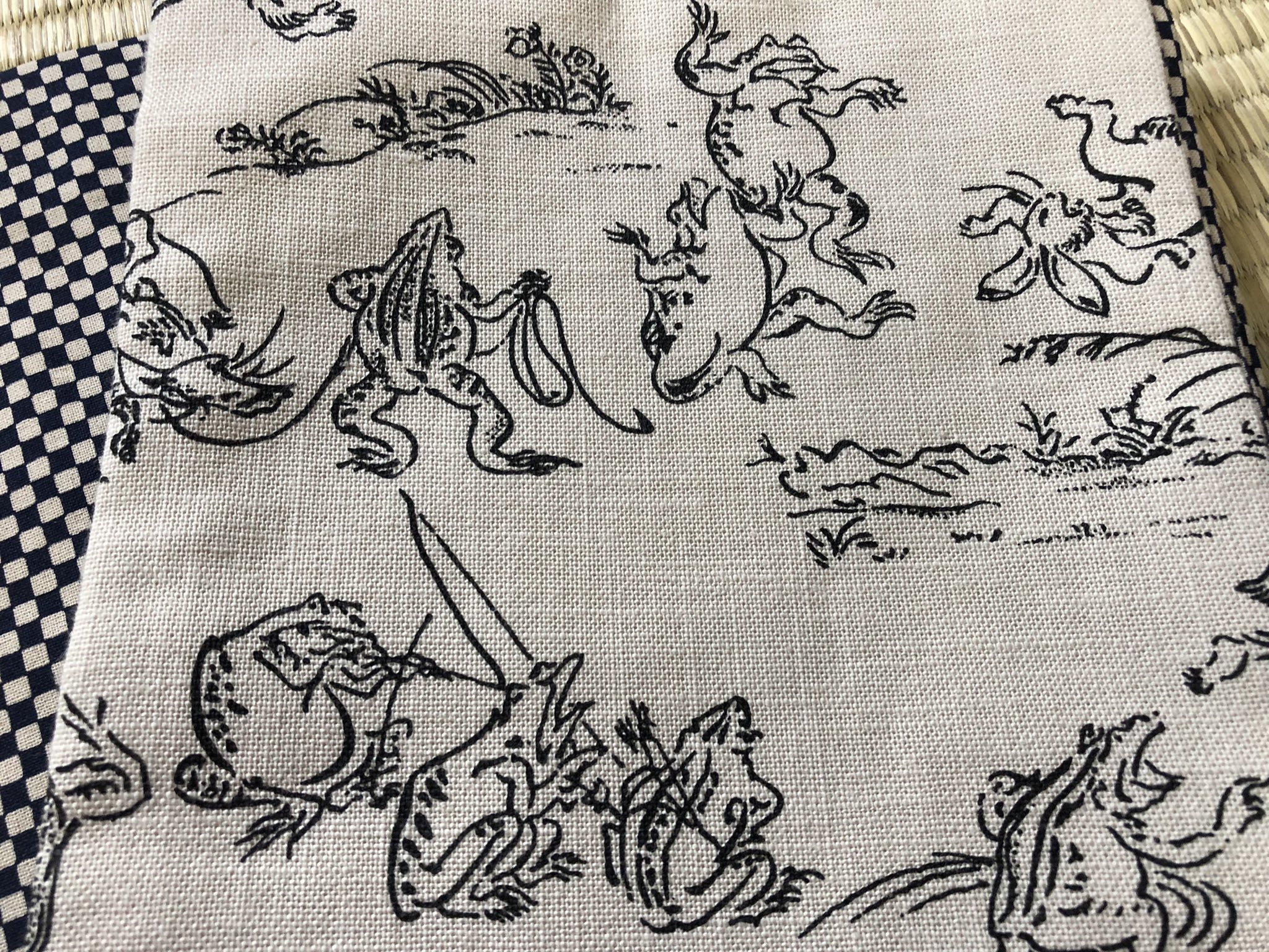 安心直販 アダムとイブだった鳥獣戯画 イラスト グッズ シーグラスアート 絵画原画 ハンドメイド 日用品 インテリア オンライン販売 Www Value Net Co Jp