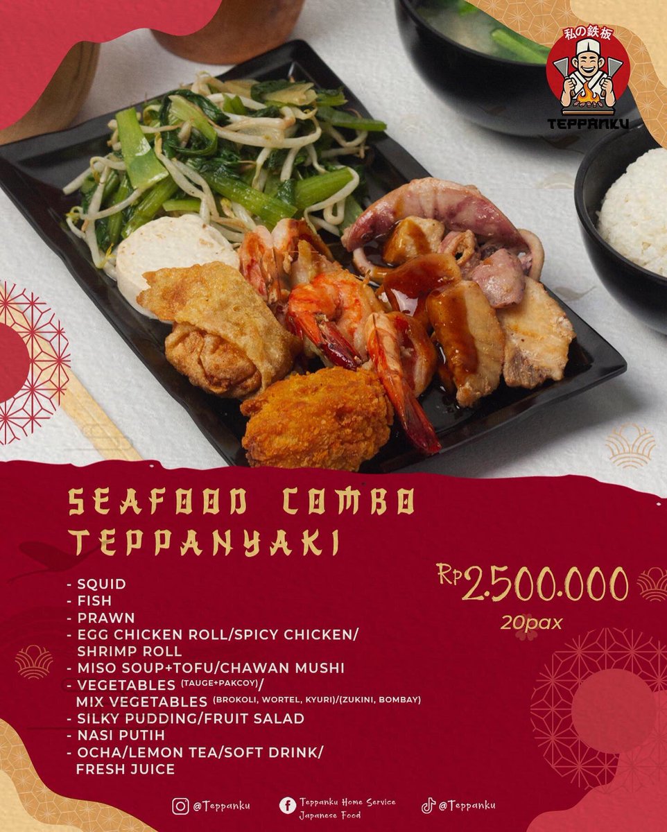 teppanku's tweet photo. Beli lilin pas mati lampu
Pulangnya listrik udah nyala
Kenalin ini Teppanku
Home Service Teppanyaki, catering untuk semua acara~

#teppanku #teppanyaki #homeserviceteppanyaki #teppankubukanteppanmu https://t.co/WiPOihj4iB