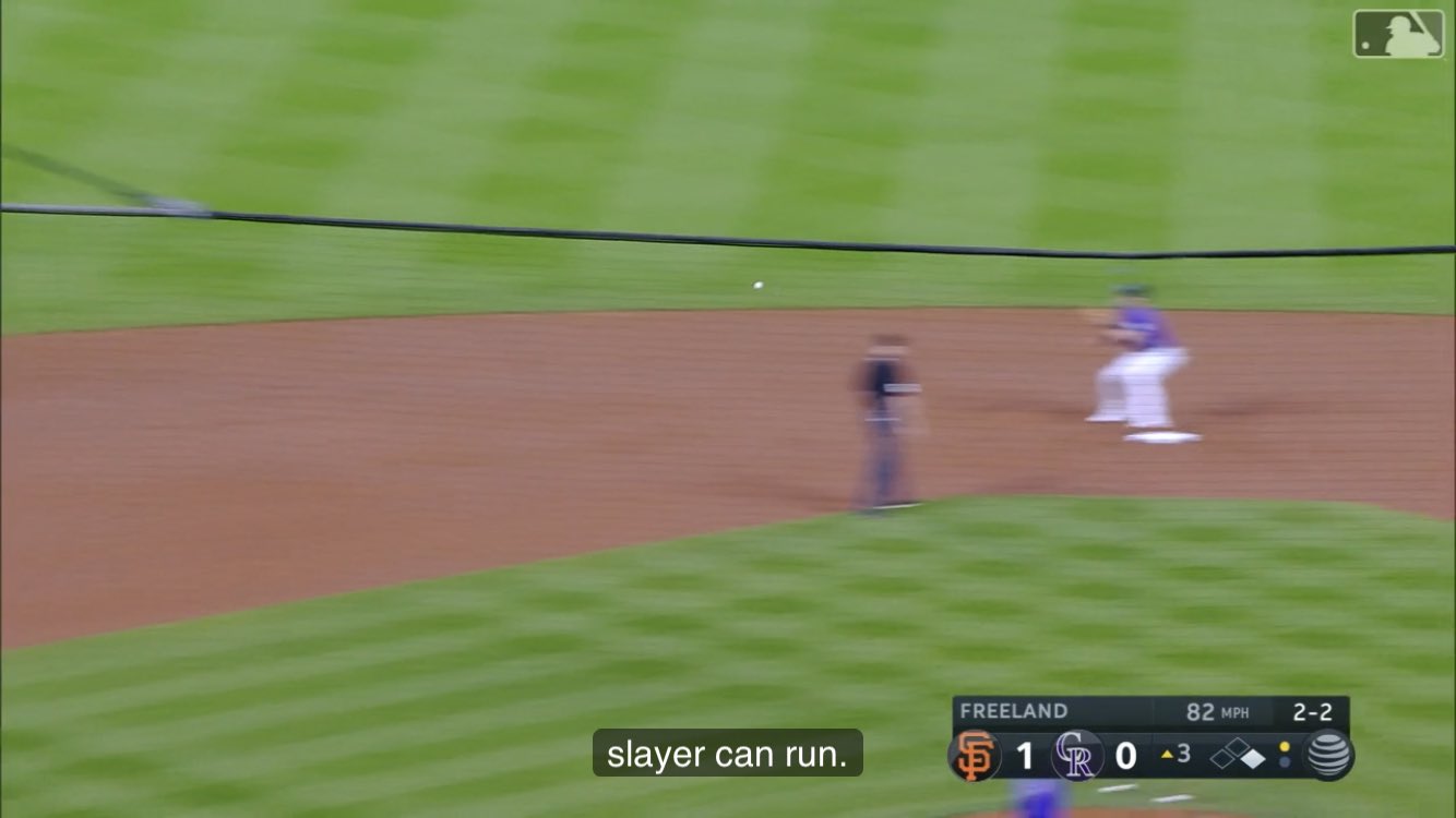 MLB Closed Captioning on Twitter "slayer can run. https//t.co