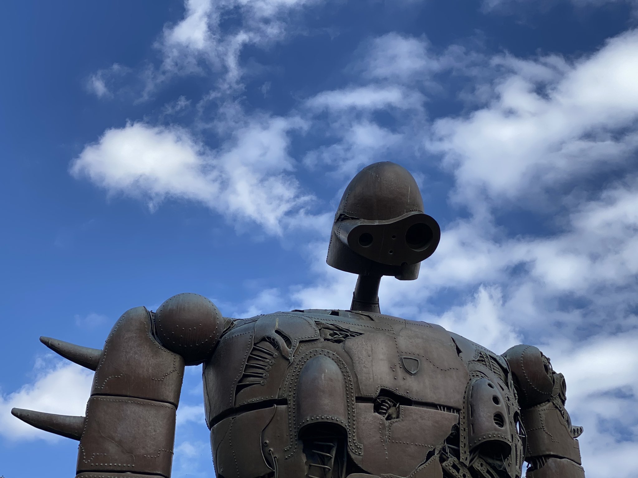 تويتر ピリカ على تويتر ジブリ美術館を静かに見守る 天空の城ラピュタのロボット兵 天候が回復して良かったです T Co Ywghq3mnm1