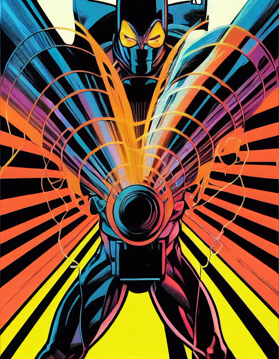 kd__bs's tweet photo. "Soundwave - The Supersonic Superhero"
#SeptembAIr Day 20 Theme: Soundwaves

- KDVBS

Artwork created with #midjourney, an AI image synthesis tool.

#AIart #aiartcommunity #digitalart #ArtificialIntelligence #superheros #comics #scifi #characterconcept #SeptembAIr2022 https://t.co/KnYN71QJ0c