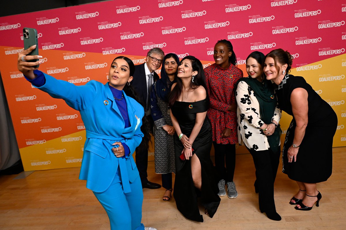 gatesfoundation's tweet photo. The future of progress is in good hands. Congratulations to this year’s Goalkeepers Global Goals Award recipients! #Goalkeepers2030 https://t.co/hQhlcwoN5s