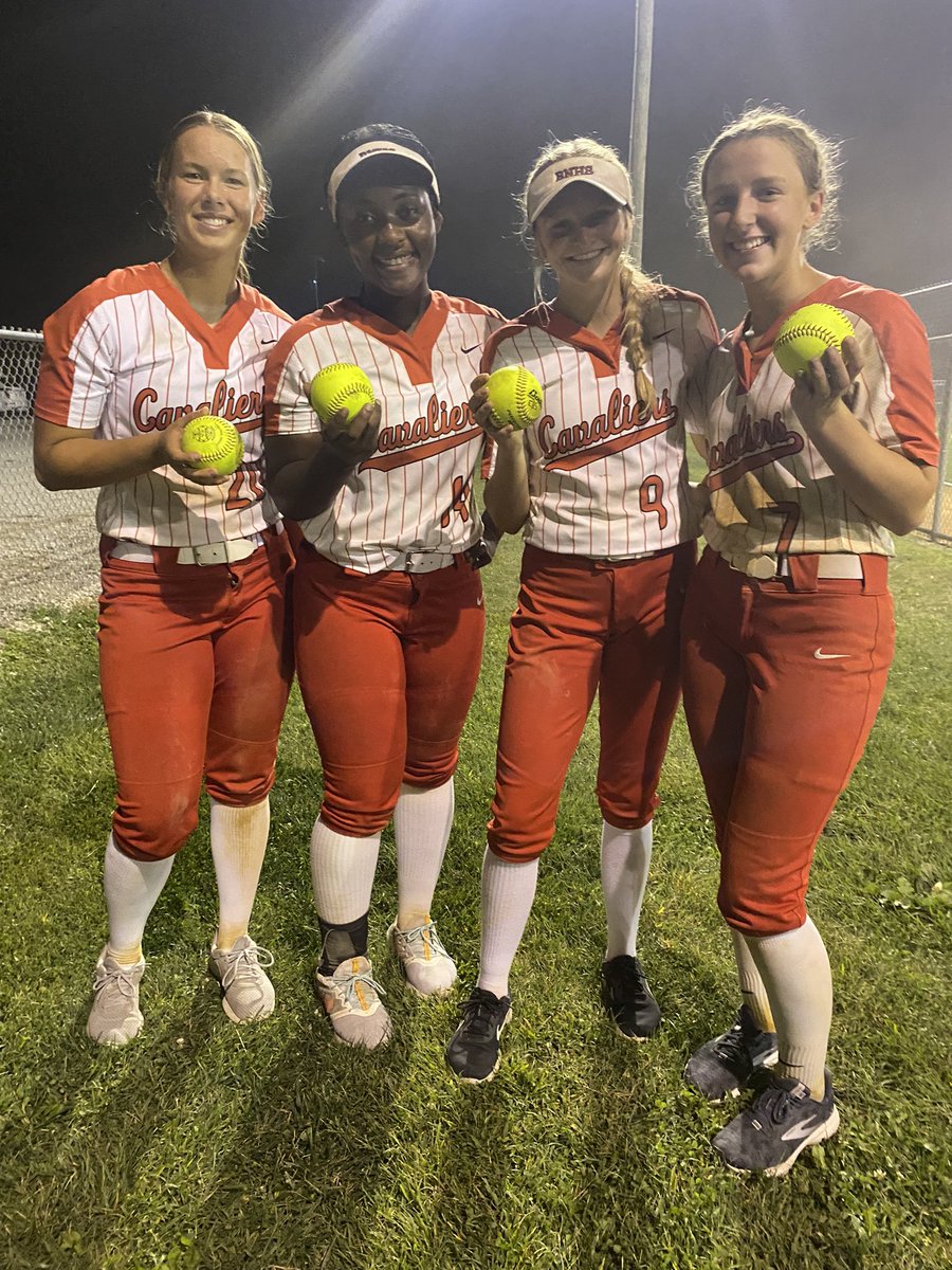 BNCavsSoftball's tweet photo. Your Lady Cavs split with @SewardSoftball tonight losing a tough fought JV game but bounce back to win in varsity on parents night. Shoutout to our 7 seniors!

💣 squad:
💣@_jill_johnson_ 
💣@AveryMayberry 
💣@kayshaswartz 
💣Grace Schulz 
#rollcavs @prepfastpitch @NebraskaHSSB https://t.co/sHNPADj6Xw