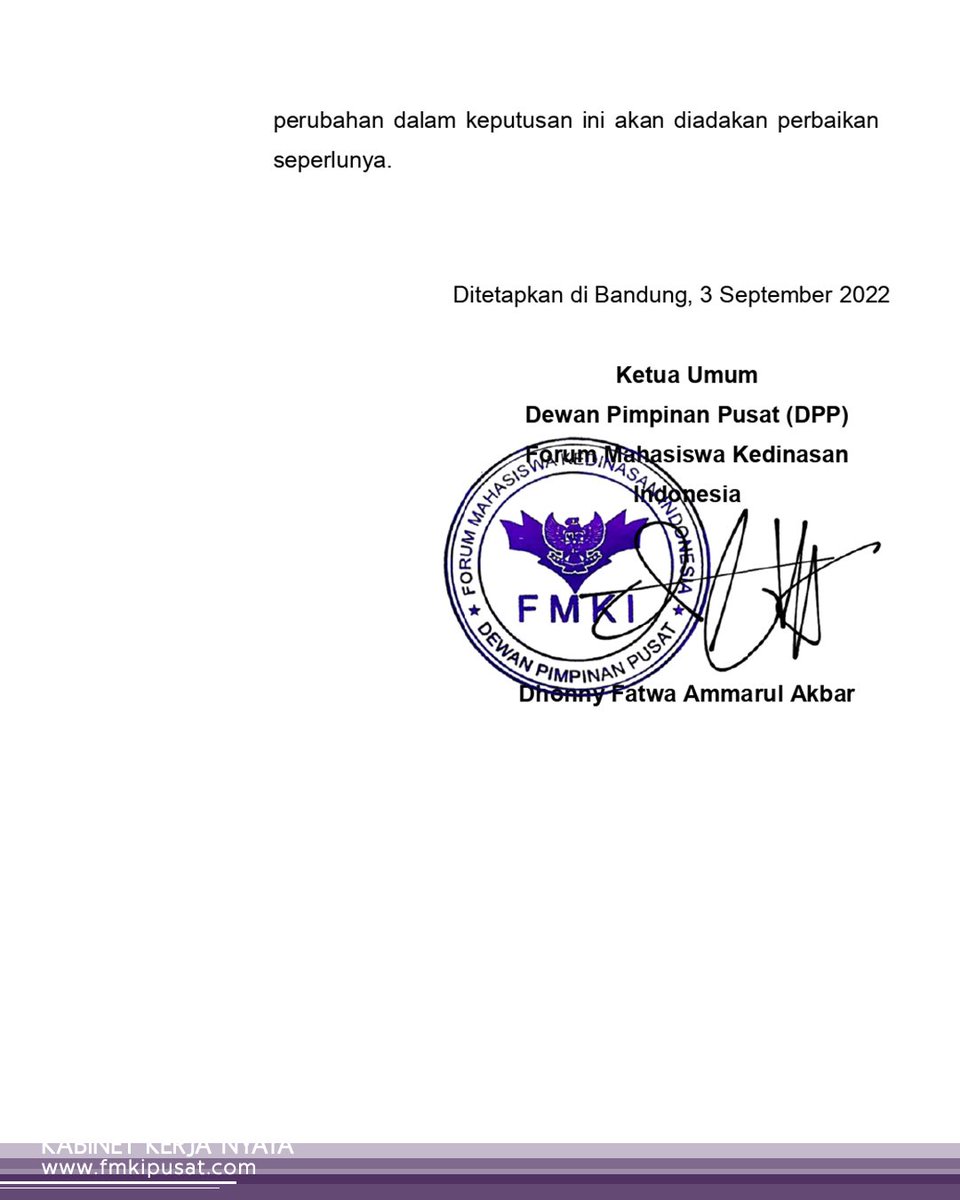 Pengesahan Logo Bidang BUMF