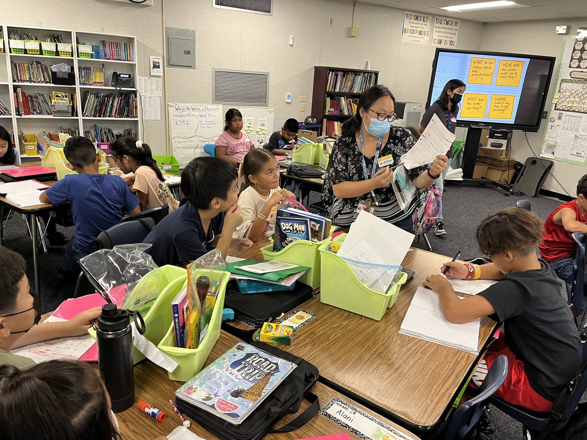 tatisilva1007's tweet photo. Another workshop lab day in the books πβ¦ 3rd-6th grade teachers getting hands on practice with feedback and table conferences in both reading and writing! https://t.co/JUwSt0xGlu