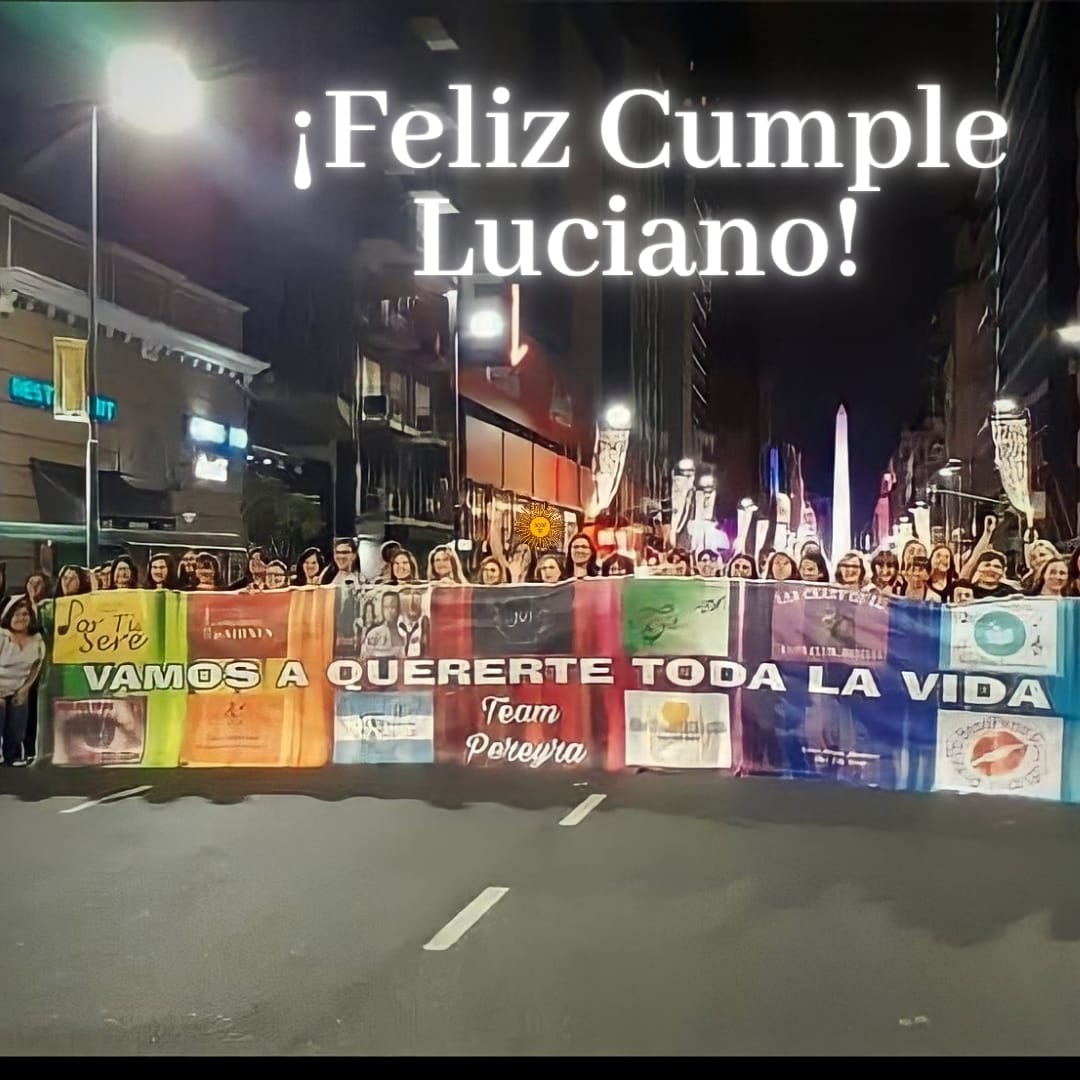DanielaBur2020's tweet photo. #FelizCumple @LucianoPereyra 
#LucianoPereyra
@amaneciendofc
@LujanProd
@UMArgentina https://t.co/jfdgS23Ewc