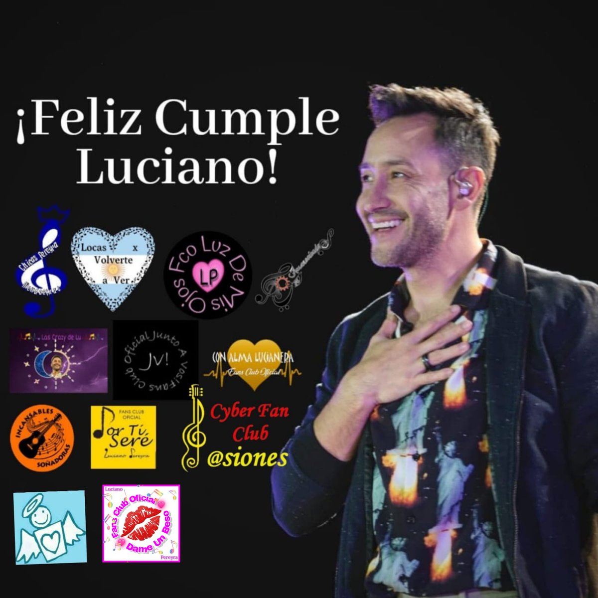 soleluganorc's tweet photo. #FelizCumple #LucianoPereyra
@LucianoPereyra
@cfcpasiones  felices 41 primaveras
!!!! https://t.co/PbjgHvU0wk