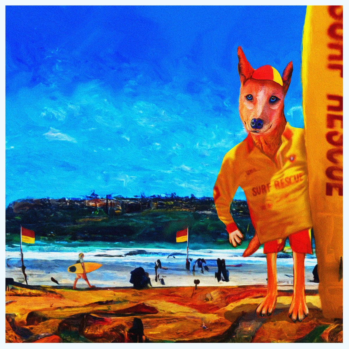 lewiejpd's tweet photo. Redeeming the reputation of dingoes across the nation... 
"A Dingo Saved My Life!"
Edition 500
.50 #tezos 

View: https://t.co/AnEFCWReRy 🐾

#TezAus #tezoscommunity #bondibeach https://t.co/vzzHI8Iz3l