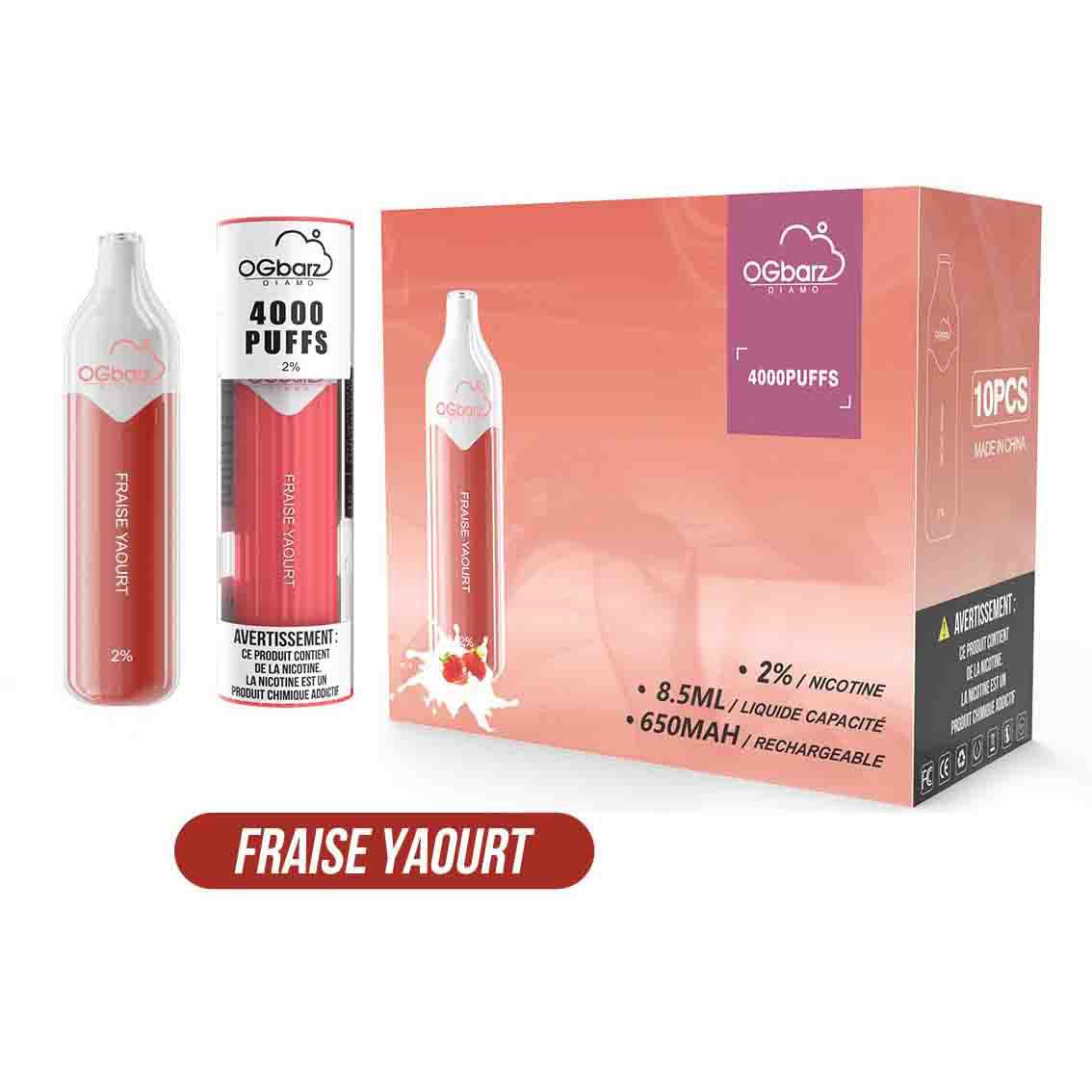 Ogbarz different flavors.