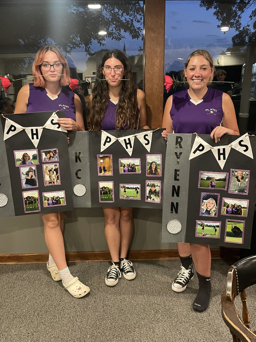 We celebrated our Seniors tonight! 3 amazing student athletes! #wewillmissthem