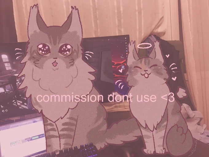 some commsidniahehons i've donejonathan for pmcodytiefling for @/bog_hound kitties for @/awfullycat 