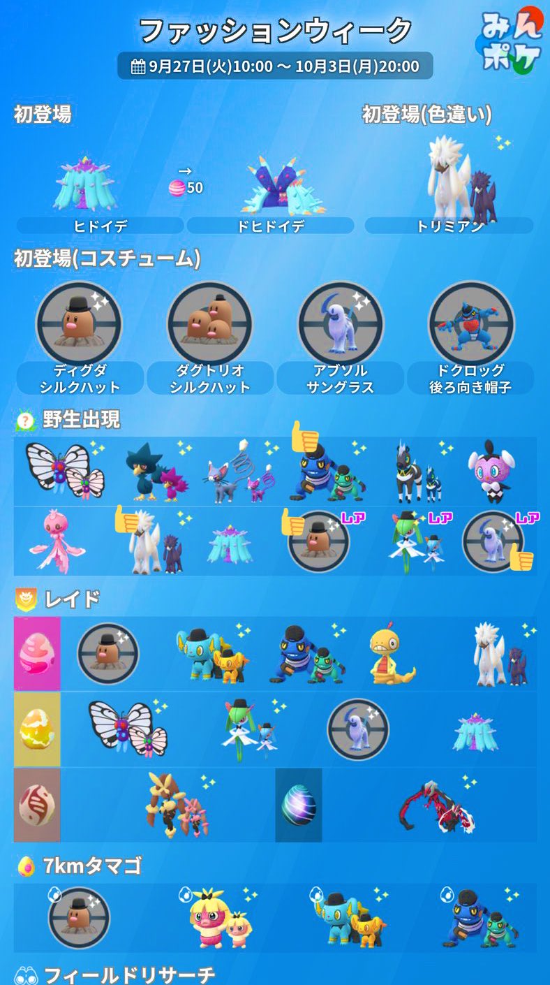 تويتر あい ポケgo على تويتر 欲しいのありすぎてお金足りない とりあえず新しいのと 去年取ってない色ポケとイベルタルはガチリマス 楽しみ 色リオル生まれなさすぎて辛い ポケモンgo ファッションウィーク T Co Fbpo2eyzp4