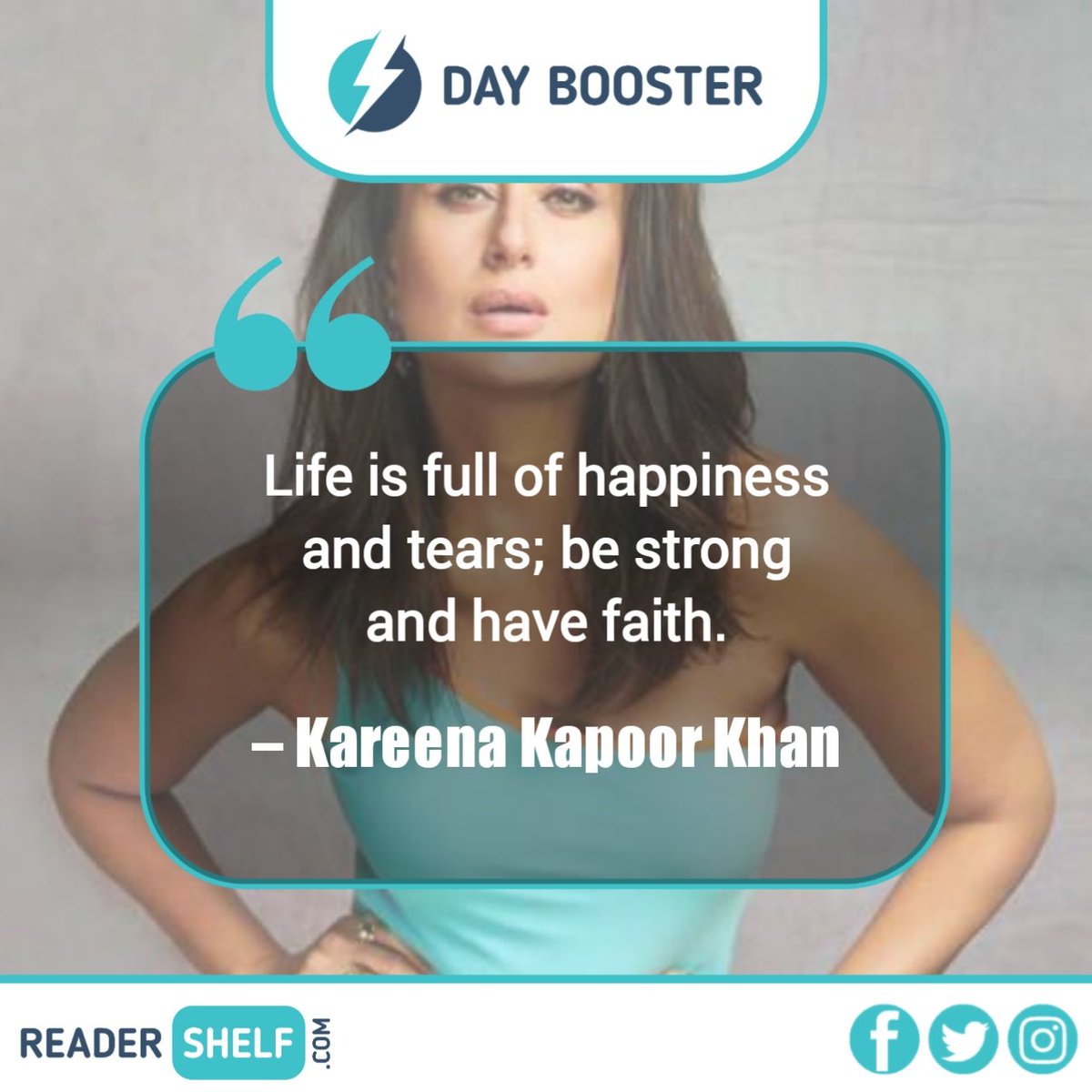 thereadershelf's tweet photo. @thereadershelf to know those inspiring quotes to progress every day in your life. 

Happy Birthday 🎊 🎉 Kareena Kapoor Khan

#Wednesday #wednesdaythought #wednesdayfeelings #WednesdayMotivation #Wednesdayvibe #wednesdaythought #kareenakapoor #KareenaKapoorKhan https://t.co/LtzMsnTBEp