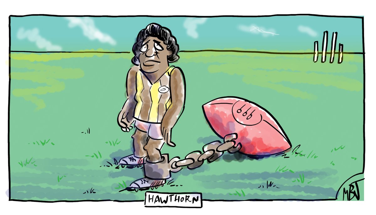 Cartoon for the Melbourne Observer #Hawks #Hawthorn #auspol