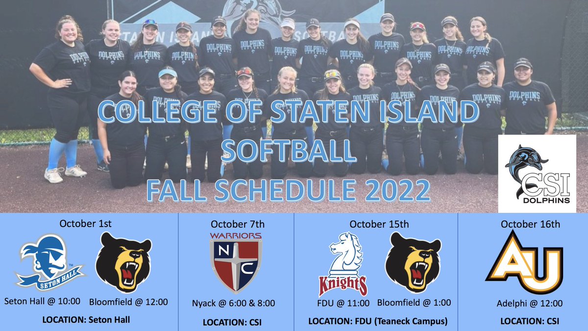 CSI Softball (Official) tweet media