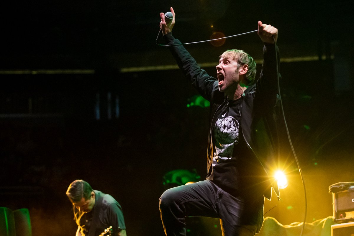PruCenter's tweet photo. An incredible night with @mcrofficial, @thursdayband, and @thgchoir tonight at #PruCenter, get ready for Round 2 tomorrow! https://t.co/8kVotO7EJv