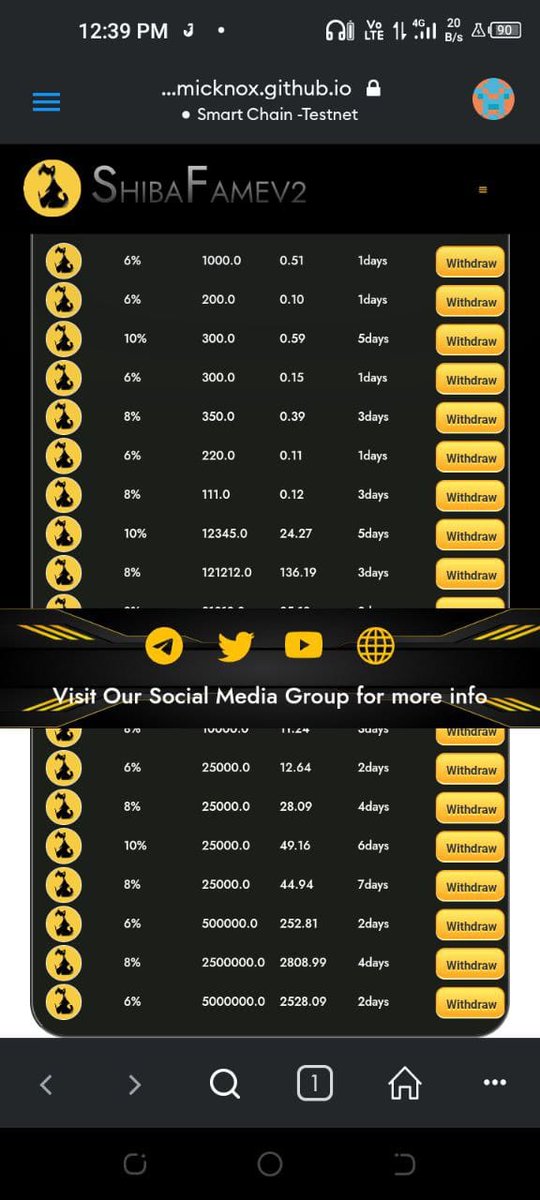 shibafame's tweet photo. GoodNew
#Staking program comming soon!
#SFV2
@WazirXIndia
@simplykashif
@bitgertbrise
@BitMart_Futures
@bsc_daily
@GiveAwayHost
@BSCGemsAlert
@WatcherGuru
@Crypto101SA
@betconix
#Shibafame
#btc #crypto #airdrop #airdrops
#Giveaway
#bnb
#SHIBARMY
#Lovelyinu https://t.co/h3mxibVDdb