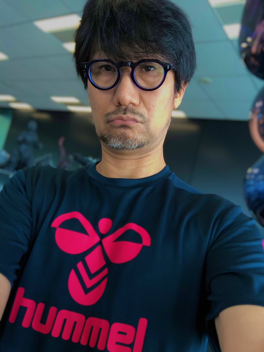 Hideo kojima on twitter i was too busy to exercise last week i had a