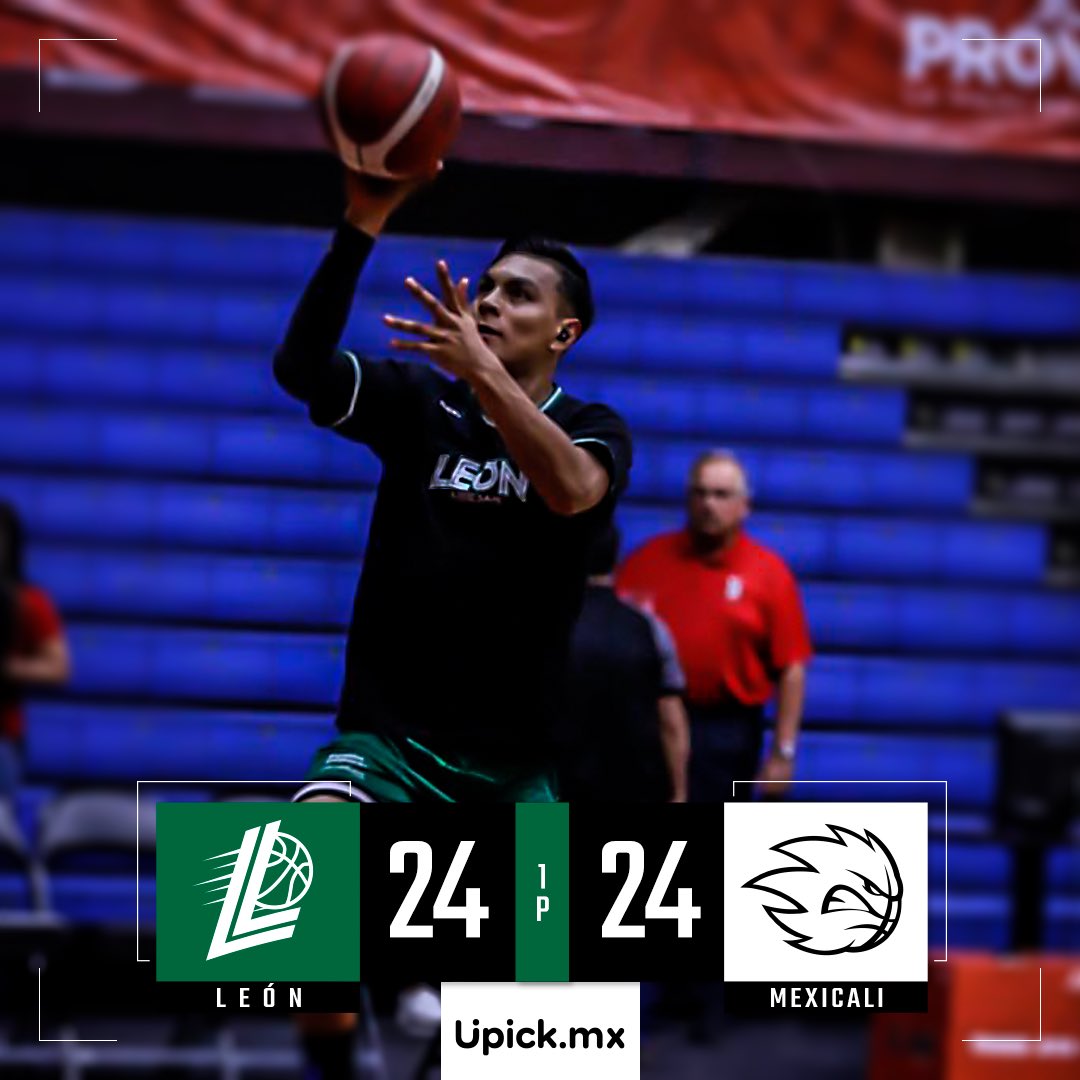 abejasdeleon's tweet photo. 👉 Termina el primer cuarto y nos mantenemos parejos 📊
🎰 #UpickMX presenta el marcador al momento
#VamosAbejas https://t.co/3wjGkaeAYa