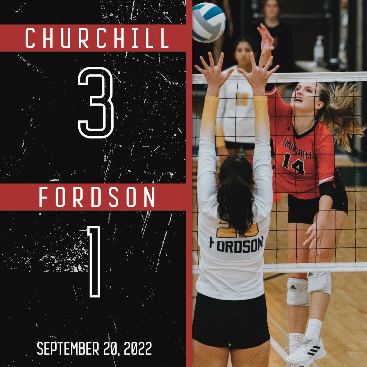 Final from Fordson! #ChargerNation ❤️🖤